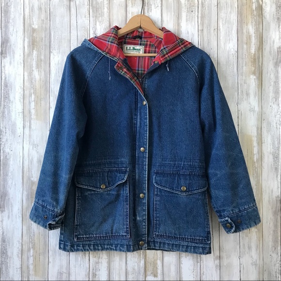 ll bean denim jacket